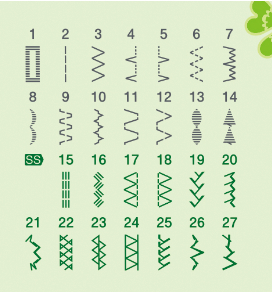 27种针迹