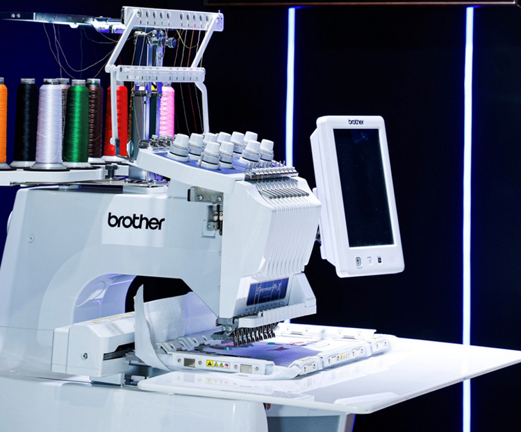 Brother进博明星展品——商用绣花机PR1055X