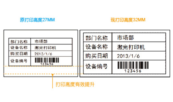 打印高度有效提升