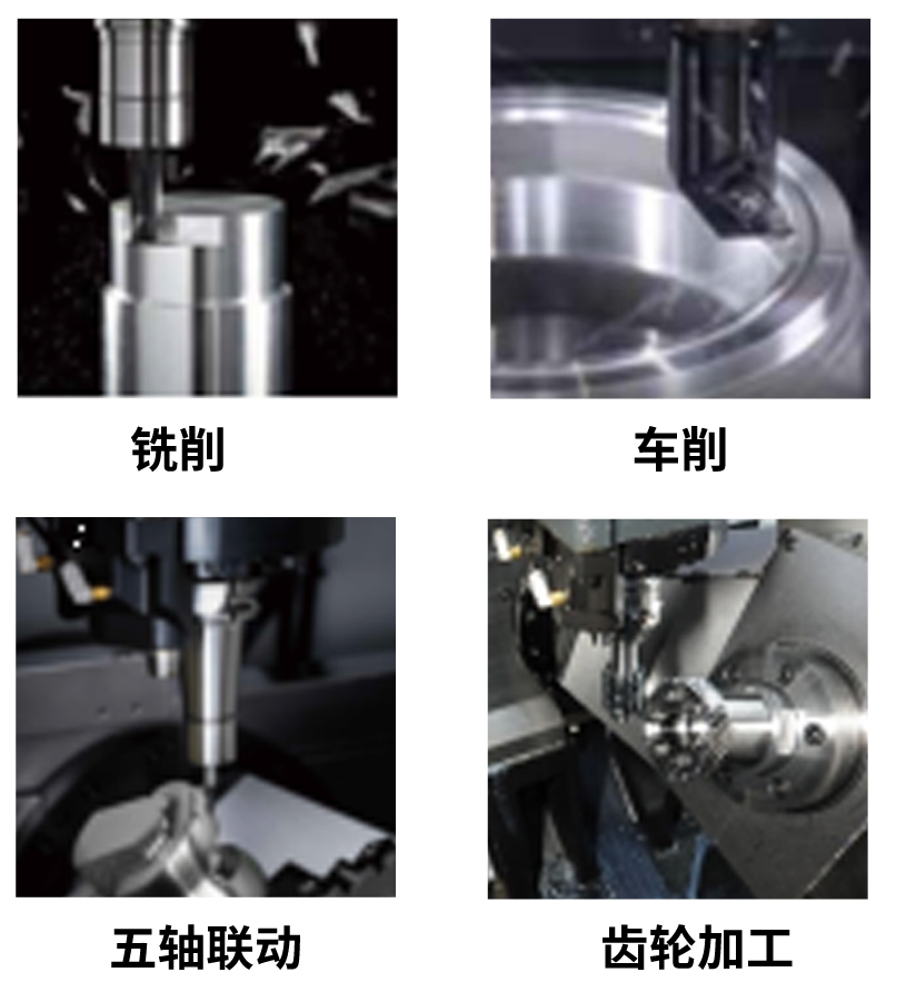 铣削 车削 五轴联动 齿轮加工