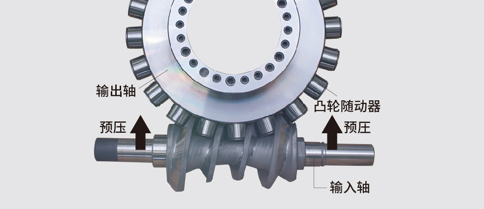 滚子齿轮凸轮结构