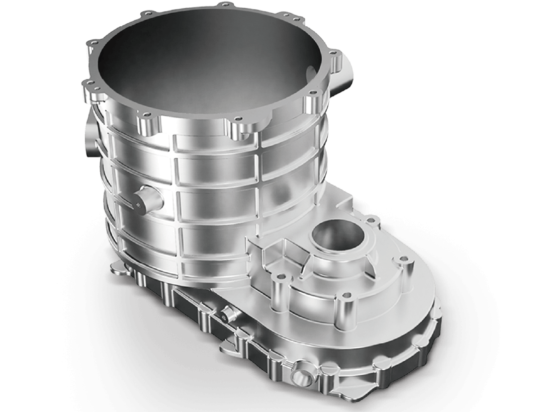 一体化马达壳体 铝合金 290x428x268