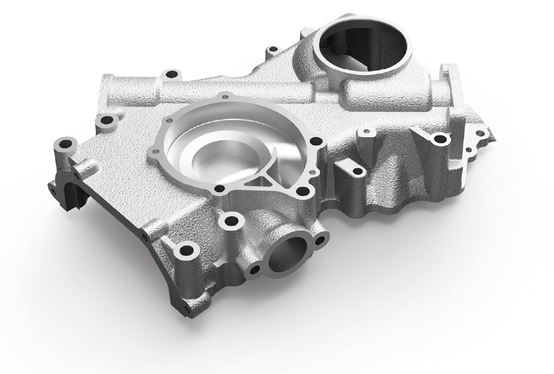 齿轮箱壳体 铝合金 305x260x90